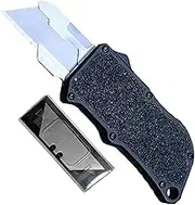 Retractable Box Cutter ? Ergonomic Utility Knife For Cardboard And Paper | Lightweight Cutting Tool For Crafts, Packaging, And Sheetrock, Safe Design For, Garage, Or Workshop Use