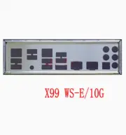 Shield I/O IO Backplate For ASRock X99 WS-E/10G Motherboard