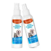 2 Pcs Pet Oral Breath Freshener Spray | Eliminates Bad Breath | Dental Care for