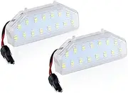 2Pcs Error Free White License Plate Light Number Plate Lamp, for Mazda, 6 GH 2007-2012, for Mazda, RX-8 RX8 2004-2012 Car Number Plate Light