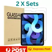 2x Tempered Glass Screen Protector For Apple iPad Air1/2/4/5 Pro 9 8 7 6 5 4 3 2