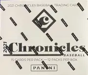 2021 PANINI CHRONICLES BASEBALL JUMBO VALUE 12-PACK 12-BOX CASE (PINK PULSAR!)