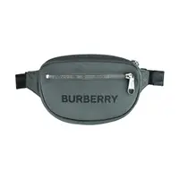 在飛比找momo購物網優惠-【BURBERRY 巴寶莉】BURBERRY黑字LOGO尼龍