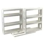 Cabinet Folding Organizer Slide Out Spice Storage Rack Kitchen Cabinet Organizer