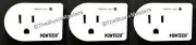 3X Single Outlet AC Wall Plug Surge Protector Power Suppressor 245 Joules 1875W