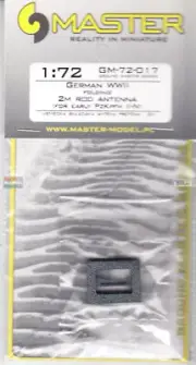 MASGM72017 1:72 Master Model German WW2 Folding 2m Rod Antenna (for early