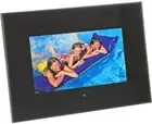 NEW Sunpak SF-070-320001UH 7-Inch Digital Photo Acrylic Frame (Black) Remote NIB
