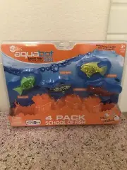 HexBug: Aquabot Smart Fish 2.0- Toys R Us Exclusive: 4 Pack School Of Fish- NIB