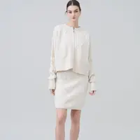 在飛比找momo購物網優惠-【Nicoco daily】麻花毛衣針織套裝(5色)