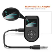 3.5mm AUX Rechargeable Bluetooth Audio Receiver Transmitter Adapter Handsfree