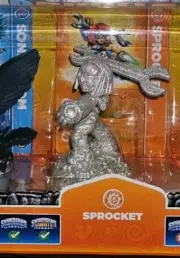 Skylanders Giants White Pearl Sparkle Glitter Sprocket 3 Pack Chase Variant Rare