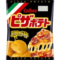 在飛比找蝦皮購物優惠-日本 CALBEE卡樂比 披薩風味薯片60g