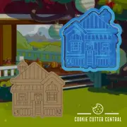 Bluey House Cookie Cutter and Embosser - 7.8cm x 7.3cm
