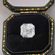 3.00 CT Natural D Color Lab Grown Brilliance Asscher Diamond with VVS1 Certified