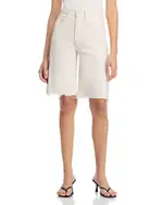 Mother The Half Pipe Frayed Bermuda Shorts