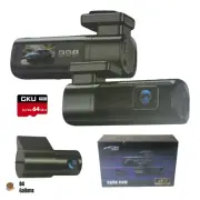 GKU D900 4K Dash Cam with Front and Rear Cameras + 5GHz WiFi GPS & 1.47" Display