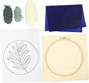 CORHAD 1Set DIY Cross Stitch Embroidery Kit of Unfinished Needlework Tools for Beginners Art Craft Supplies for Adults Creative Sewing Project for Family Fun