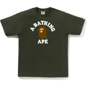Bape College Olive Drab Tee NWT Authentic