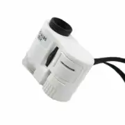60x Mini LED UV Light jewelry Magnifying Glass Phone Clip Microscope Stamps