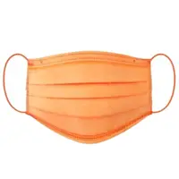 在飛比找PChome24h購物優惠-【荷康】台灣製造醫用醫療 口罩 雙鋼印-愛馬仕橘(50入/盒