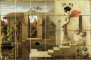 Art Mural Tumbled Marble Backsplash Bath Tile #474