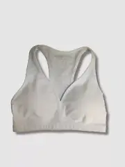Beyond Yoga Women's White Spacedye Lift Your Spirit Sports Bra Size XS