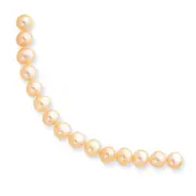 14K Yellow Gold 6.5-7mm Pink Fw Onion Cultured Pearl Necklace