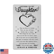 Memorial Card for Loss of Daughter- Sympathy Gifts for Loss of Daughter Remem