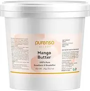 Purenso Select - Organic Unrefined Raw Mango Butter, 1Kg