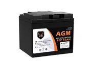 MOBI 50ah 12v AGM Battery Deep Cycle Scooter Battery