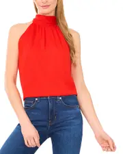 CeCe Sleeveless High Neck Top