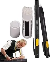 Fabric Markers Set, Sewing Ink Pens, Water-Soluble Marking Tools, 5.24x0.39x0.79 inches, Disappearing Ink Tips, Replaceable Refill Design, Ideal for Tailors, Crafters, Designers