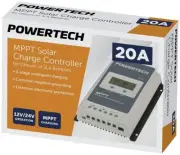 Powertech 12/24V Solar Panel Charge Controller MPPT 20A Lithium SLA Battery