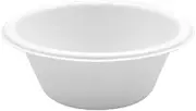 Vivo Packaging 6oz/180ml White Sugarcane Bowls - Eco-Friendly Disposable Biodegradable Compostable Bowls for Takeaway, Food Service & Events (600 Units)