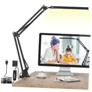LED Desk Lamp, Desk Light for Home Office, Adjustable Table Lamp with Clamp, 3