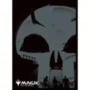 MTG Card Sleeves MANA MINIMALIST Black Mana (Symbol) (MTGS-300)