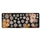 Nail Template Diy Christmas Pattern Printing Stencil Manicure Art
