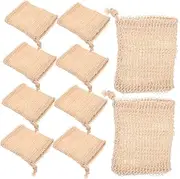 ADOCARN Bathing Supply 10pcs Mesh Soap Bags Exfoliating Pouches Soap Storage Pouches