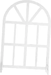 HOMSFOU Light and Plate Decorate Fake Window Photography Backdrop Makeup Product Photography Backdrop Board Shadow Photography Props Blinds Photo Props for Products Wooden