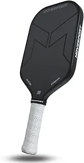 MOVESPORT Reverb Carbon Pickleball Paddle, T700 Carbon Friction Surface, Power & Control, Thermoformed Carbon Encased Foam Edge, 16mm, USAPA Approved, Includes Paddle Cover, Eraser & Spare Grip