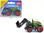FENDT 1050 VARIO TRACTOR WITH FRONT LOADER GREEN DIECAST MODEL BY SIKU 1393