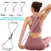 8-Word Type Exercise Rubber Resistance Band J2P2 HotSale