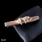 Vintage 925 Sterling Silver Tie Clips Hallmarked '925' 'STERLING' or Tested