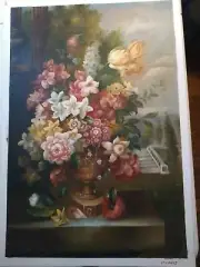 Hand painted oil on canvas, Repro. 36x24 inch