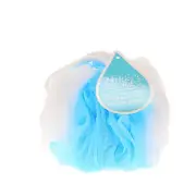 Nikki Secret Blue and White Mesh Bath and Shower Sponge