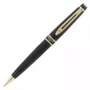Waterman Expert II Ballpoint Pen Black & Gt Blue Ink New In Box Made In France
