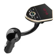 Car bluetooth3.0 + EDR MP3 Player DC12V-24V FM Transmitter Handsfree Dual USB 32 GOLD