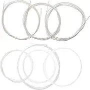 Yardwe 1 Set Strings Music Instrument Accessories Supply Silver Plated Copper Alloy Beige Nylon Accessories Instruments Accessories