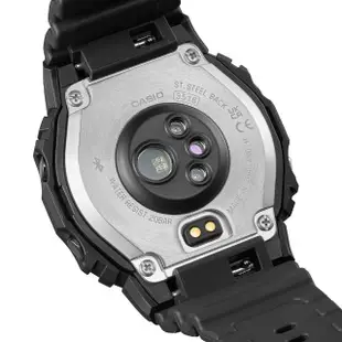 【CASIO 卡西歐】G-SHOCK 心率偵測 藍牙 太陽能電力 替換式錶圈錶帶組 運動系列 DW-H5600EX-1_44.5mm