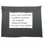Would Like To Apologise - Funny Novelty Sports Microfiber Towel Gift Gifts